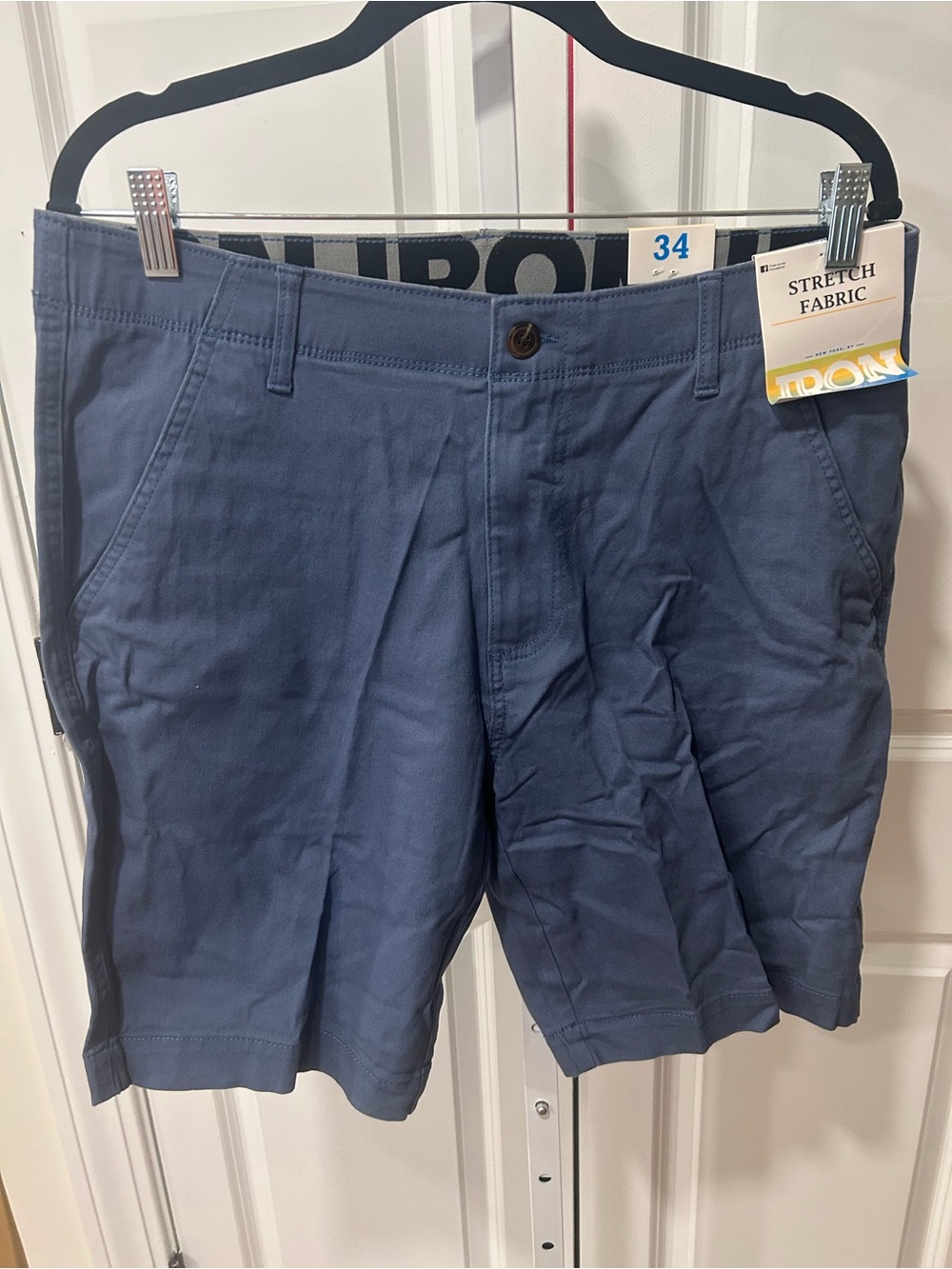 Men's Stretch Fabric Blue Shorts